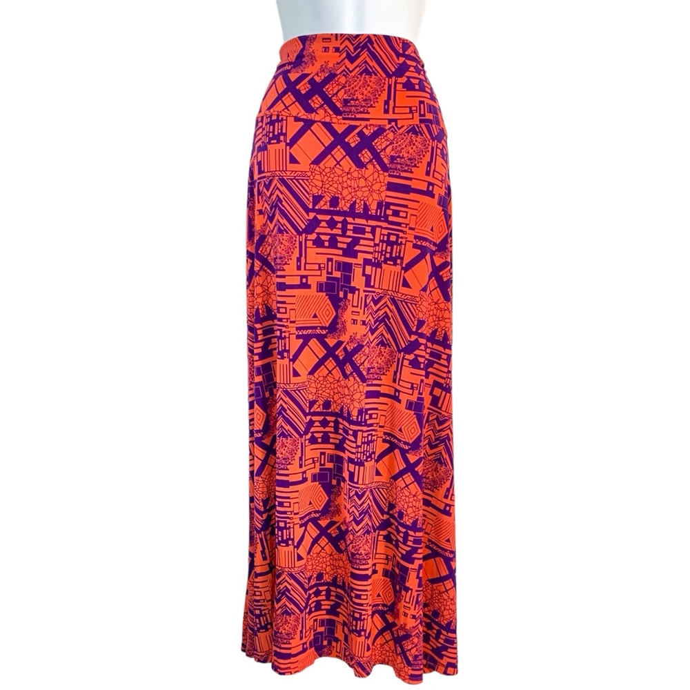 LULAROE Abstract Print Maxi Skirt